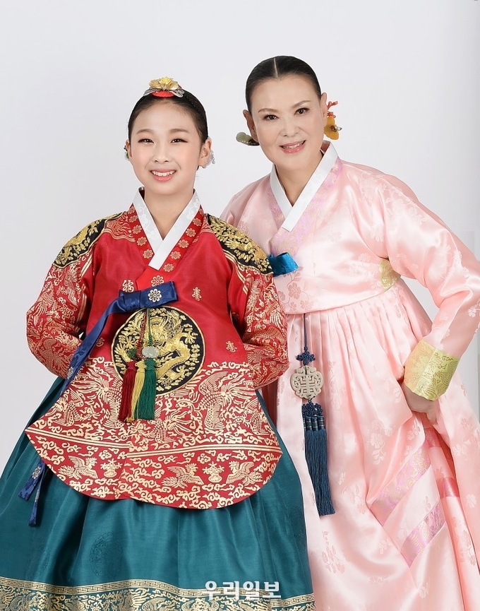 12세 국악 꿈나무 안유빈과 스승인 노경미 명창 ⓒ 싱싱국악배달부