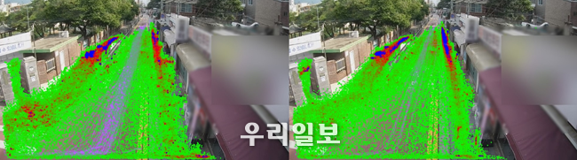 어린이, 차량 동선 히트맵 ⓒ서울시청 제공