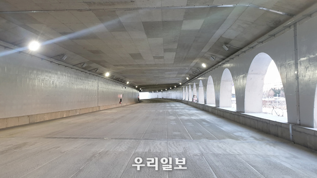 도봉지하차도 내부 사진 ⓒ서울시청제공