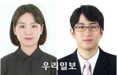 류영채 대학원생(왼쪽)과 황병희 교수 ⓒ인천대학교