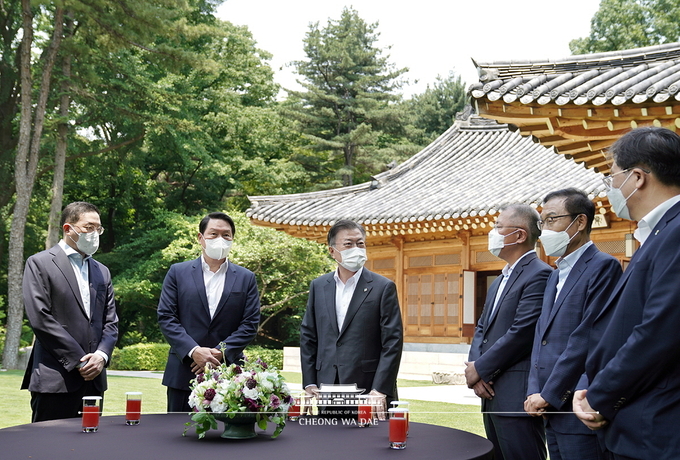 4대 그룹 대표 초청 간담회 