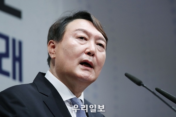 윤석열 대선출마 공식 선언 ⓒ 국회사진기자단 제공