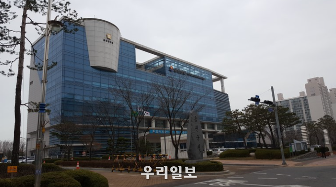 옹진군청 전경
