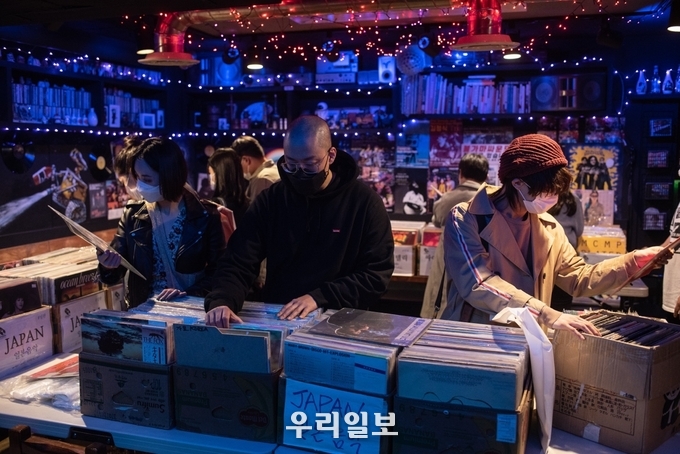 매핑마포 맵맵 페스티벌 – 마포 바이닐 페스타 현장.