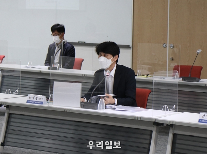 안세창 수도권대기환경청장은 11월 1일 설립 20주년기념 인천녹색환경지원센터 성과발표회에서 인사말을 하고 있다. ⓒ수도권대기환경청 제공