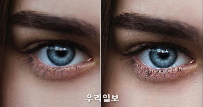 시연 이미지(오른쪽 개선 효과):어도비 