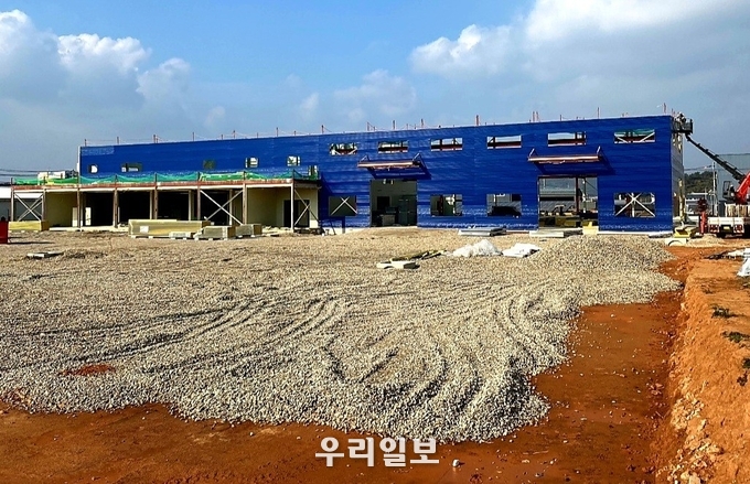 나주 혁신산단 (주)LCM에너지솔루션 3만5천㎡ 부지에 2천억 투자, 250명 일자리 창출 곧 준공 예정이다.