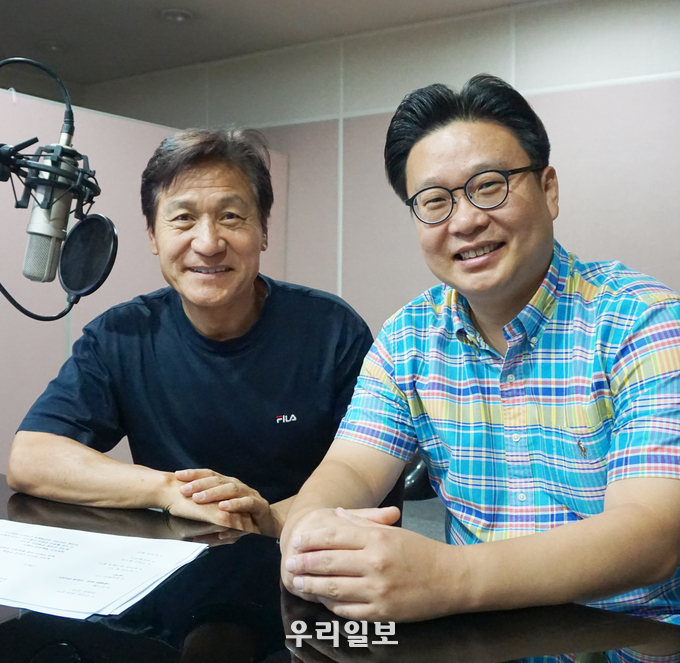 이번 영상을 기획한 서경덕 교수와 내레이션을 맡은 배우 안성기