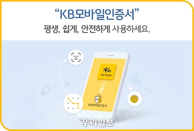 KB국민은행, KB모바일인증서 손택스 간편인증 서비스 확대
