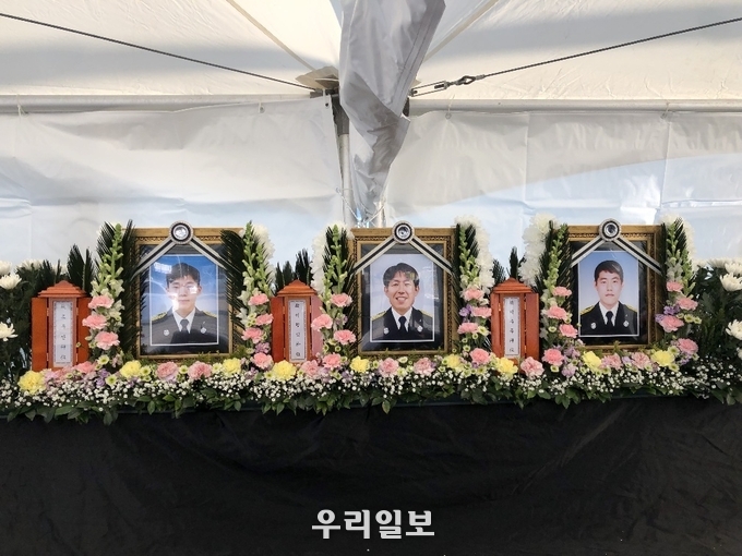 경기도 평택시청 물류창고 화재로 순직한 3명의 소방관 분향소 설치 ⓒ 평택시청 제공
