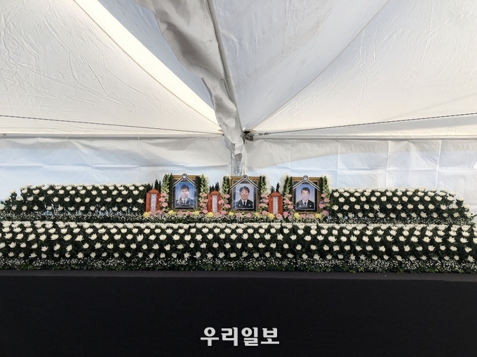 경기도 평택시청 물류창고 화재로 순직한 3명의 소방관 분향소 설치 ⓒ 평택시청 제공