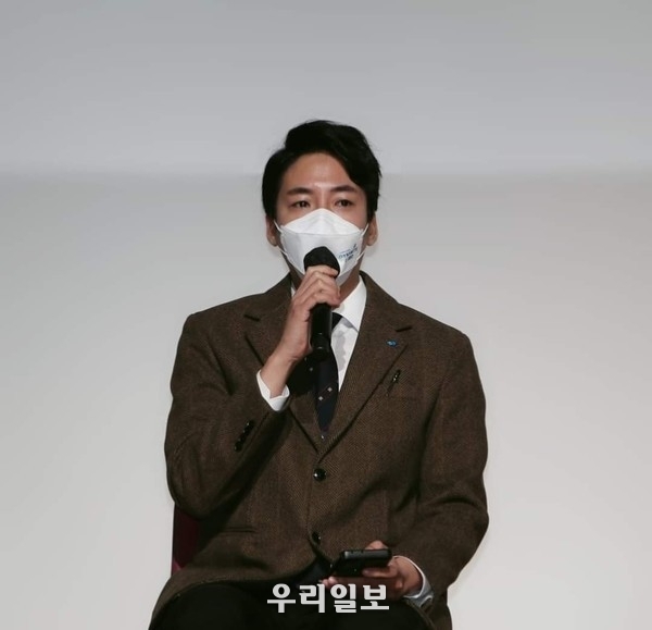 다이너마이트 호남본부 '호남공약 발사식'에서 발언하는 석성민 한국청년위원회 광주광역시위원장 