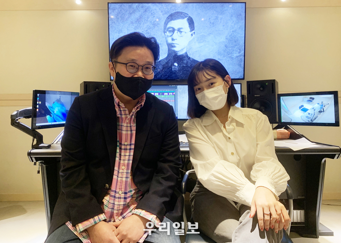 이번 영상을 기획한 서경덕 교수와 내레이션을 맡은 배우 최희서