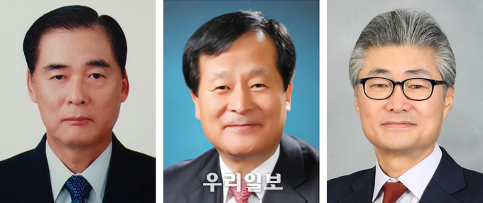 (좌측부터) 한태규, 박상철, 권혁철 aSSIST 경영대학원 석좌교수