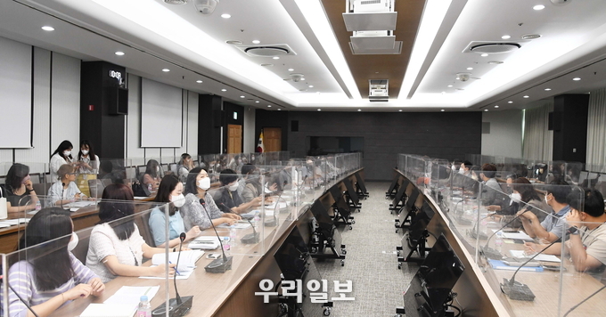 시흥시와 교육지원청이 1차 실무협의회를 진행하고 있다.(사진=시흥시청)