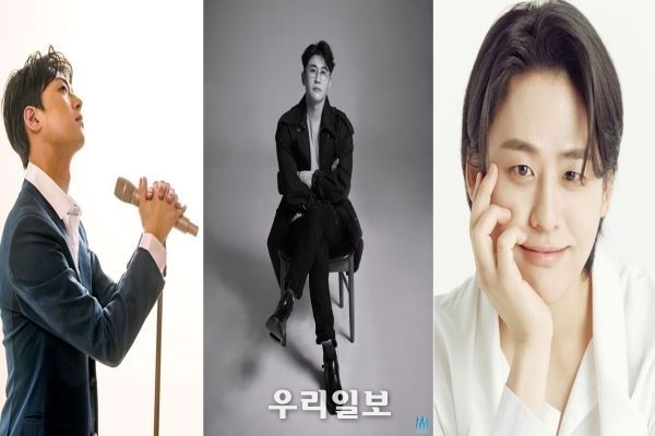 아이돌차트 기부스타 왼쪽부터 영탁과 이찬원, 이솔로몬(사진제공=홀트아동복지회)