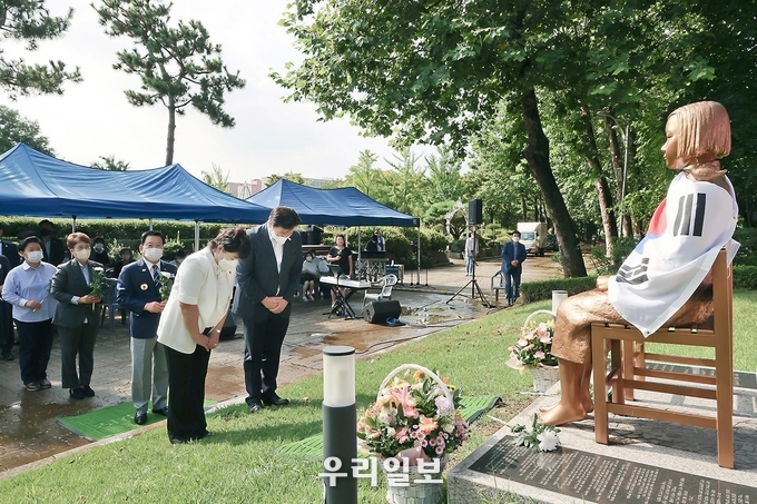 소녀상 건립 6주년 기념식.(사진=시흥시청)