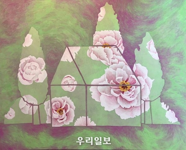 이주아, Inside out 2, 162.2×130.3cm, 장지에 채색, 2022