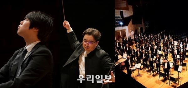 제7회 M클래식 축제 메인 콘서트에 출연하는 피아니스트 박재홍, 지휘자 김광현, KBS교향악단