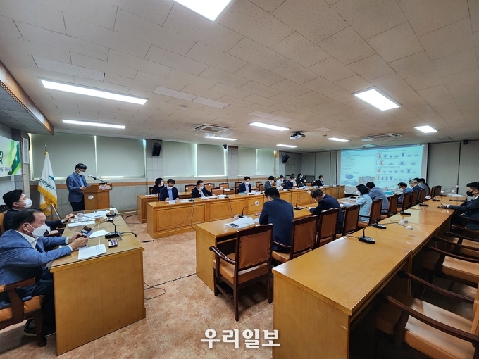 더불어마을 쉼터 조성사업 용역보고회.(사진=인천미추홀구청)