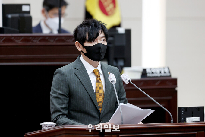 김용희 의원 5분 자유발언 장면