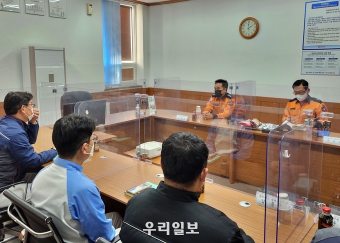 송탄소방서, 롯데제과 컨설팅 현문현답 컨설팅 실시 ⓒ 송탄소방서 제공